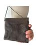 Helmut Lang 100% Leather Solid Gray Crossbody Bag One size - photo 2