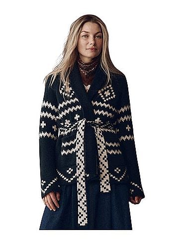 The Great. Reversible Shepherd Cardigan Cardigan (view 1)