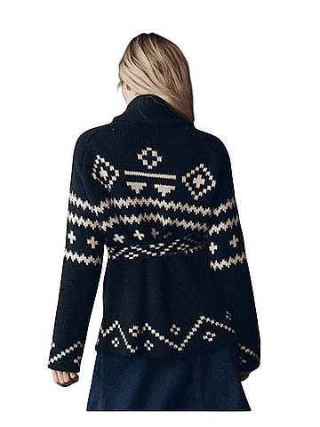 The Great. Reversible Shepherd Cardigan Cardigan (view 2)