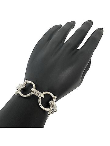 Gucci GUCCI Vintage Tom Ford Era Bracelet Horsebit Sterling Silver 925 Item No. 59842 (view 2)