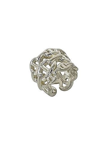 Hermès HERMES Hermes Enchainée GM Ring, Sterling Silver 925, Accessory, Silver, 10478 (view 1)
