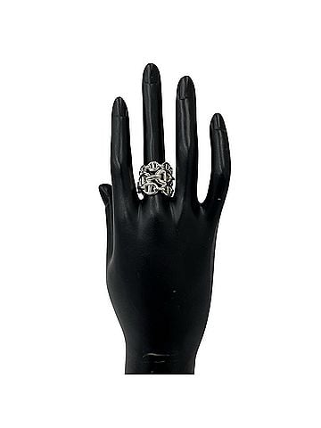 Hermès HERMES Hermes Enchainée GM Ring, Sterling Silver 925, Accessory, Silver, 10478 (view 2)
