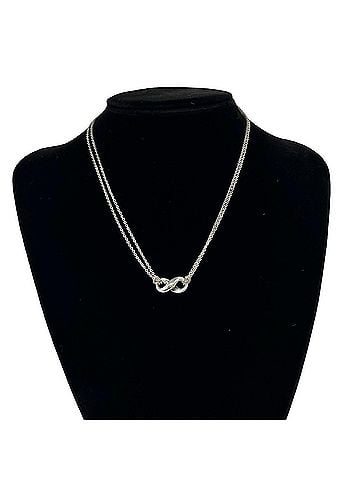 Tiffany & Co. TIFFANY&amp;Co. Tiffany Vintage Infinity Necklace, Sterling Silver 925, Accessory 629-1 (view 2)