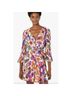 Milly 100% Polyester Floral White Multi Color Casual Dress Size 2 - photo 8