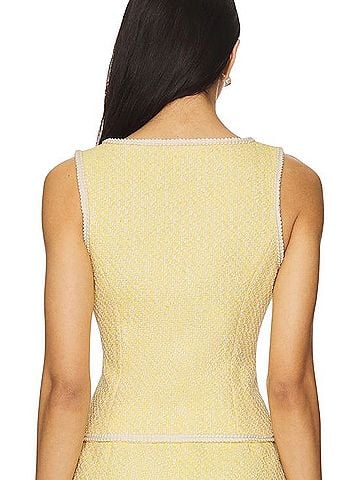 Amanda Uprichard Caligari Vest Sleeveless T-Shirt (view 2)