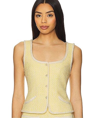 Amanda Uprichard Caligari Vest Sleeveless T-Shirt (view 1)