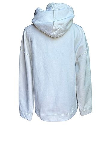 Ganni Responsible 
Cotton Logo Hoodie Cream Pullover Hoodie (view 2)