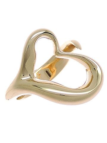 Tiffany & Co. Tiffany &amp; Co. 750YG Open Heart Women's Ring - 750 Yellow Gold (view 1)