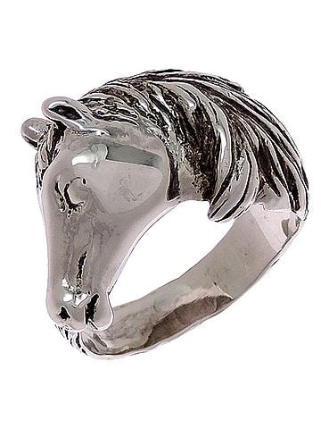 Hermès Hermes SV925 Cheval Horse Ring for Women and Men (Silver 925) (view 1)