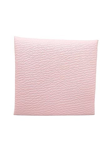 Hermès Hermes Bastia W stamp, 2024 model, women's wallet/coin case, leather, light pink. (view 2)