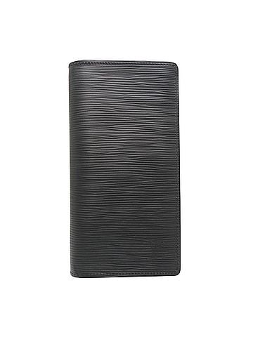 Louis Vuitton Louis Vuitton Portefeuille Brazza Men's Long Wallet M60622 Epi Leather Black (view 1)