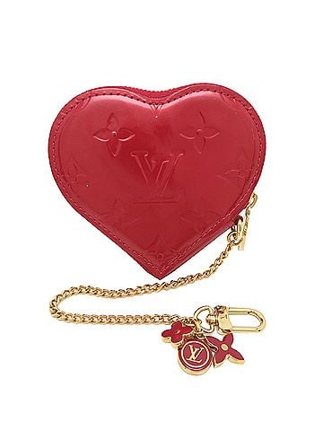 Louis Vuitton Louis Vuitton Portemonnaie Coeur Women's Wallet/Coin Case M93657 (Discontinued) Vernis Red (view 1)