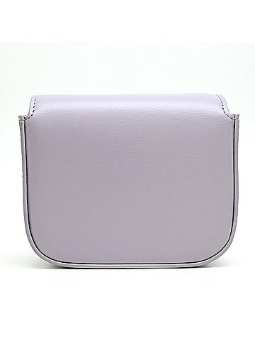 Céline Celine Mini Claude Triomphe Women's Shoulder Bag 10I513DPV Leather Lavender (view 2)