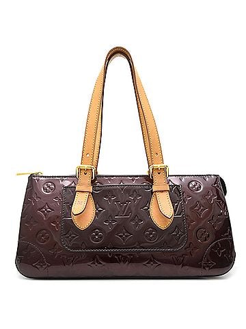 Louis Vuitton Louis Vuitton Rosewood Avenue *with initials* Women's Handbag M93510 (Discontinued) Monogram Vernis Amarante (Purple) (view 1)