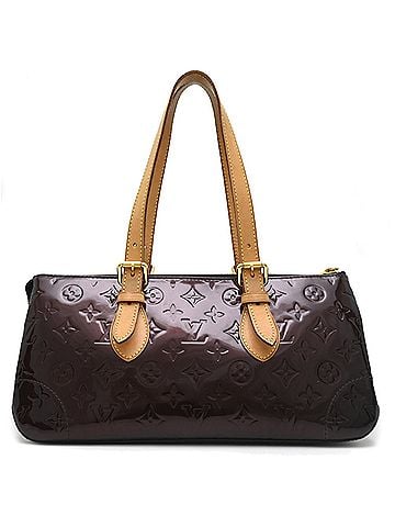 Louis Vuitton Louis Vuitton Rosewood Avenue *with initials* Women's Handbag M93510 (Discontinued) Monogram Vernis Amarante (Purple) (view 2)