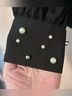 Express Pearl-Cuff V-Neck Blouse Long Sleeve Blouse - photo 5