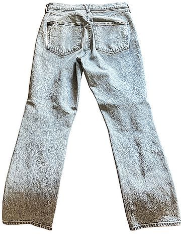 Veronica Beard Alena Slim Straight High Rise Jeans (view 2)
