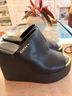 DKNY 100% Leather Black Mule/Clog Size 8 1/2 - photo 3