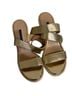 Stuart Weitzman Gold Sandals Size 10 - photo 1
