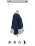 Maeve Blue White Long Sleeve Top Size XL - photo 3