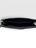 Coach 100% Leather Solid Black Silver Wristlet One size - photo 5