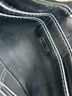 Coach 100% Leather Solid Black Silver Wristlet One size - photo 4