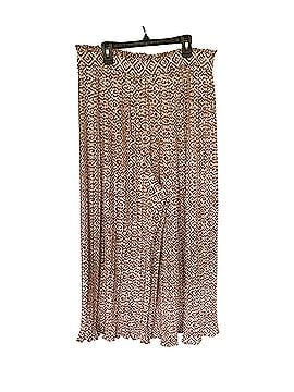 Alice Blue Geometric Cropped Tie Waist Casual Pants (view 2)