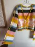 Pol 100% Polyester Stripes Multi Color Cardigan One size - photo 4