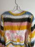 Pol 100% Polyester Stripes Multi Color Cardigan One size - photo 5