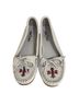 Minnetonka White Red Mule/Clog Size 10 - photo 1