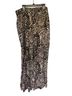 Robert Louis 100% Rayon Floral Black Ivory Tan Casual Pants Size XL - photo 1