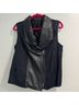 Vince. 55% Linen 33% Cotton 3% Metallic Fiber 100% Leather 100% Acetate Black Vest Size L - photo 3