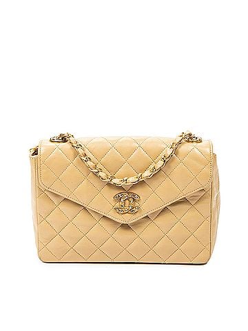 Chanel CC Crystal Push Lock Square Flap (view 1)