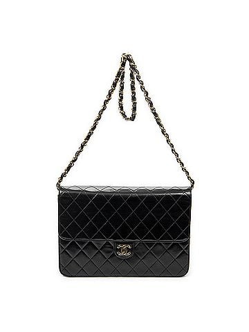 Chanel Vintage Push Lock Straight Flap (view 1)