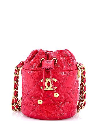 Chanel Twist Your Buttons Drawstring Bucket Mini (view 1)
