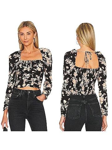 Free People Short Sleeve Blouse (view 1)