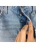 Levi's 100% Cotton Blue Denim Shorts Size 28 waist - photo 8
