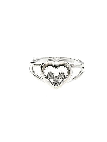 Chopard Chopard Happy Diamonds Ring 82/4611 White Gold (18K) Fashion Diamond Band Ring Silver (view 1)