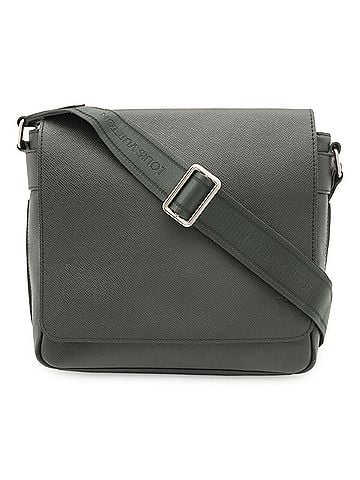 Louis Vuitton LOUIS VUITTON Taiga Roman PM Shoulder Bag/Handbag, Leather, Ardoise, Black, M32852 (view 2)