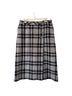 Eddie Bauer 80% Wool 20% Nylon 100% Polyester Plaid Gray Black Wool Skirt Size 8 (petite) - photo 1