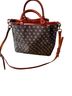 Dooney & Bourke Print Brown Leather Tote One size - photo 4