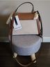 Nine West Brown Tan White Leather Satchel One size - photo 3
