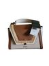 Nine West Brown Tan White Leather Satchel One size - photo 1