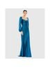 Mac Duggal 100% Polyester Blue Cocktail Dress Size 14 - photo 5