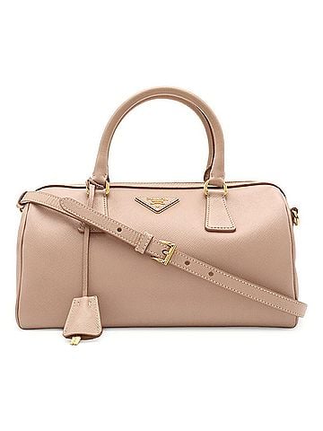 Prada PRADA Triangle SAFFIANO Handbag Shoulder Bag Leather CAMMEO BL0797 (view 1)