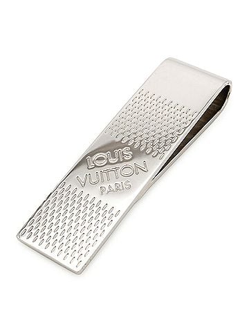 Louis Vuitton LOUIS VUITTON Louis Vuitton Bill Clip Damier Wallet Money Holder Metal Silver M67919 (view 2)