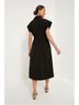 Tuckernuck Marled Black Casual Dress Size M - photo 3