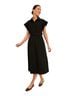 Tuckernuck Marled Black Casual Dress Size M - photo 1