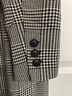 Dynamite Houndstooth Black White Coat Size M - photo 4