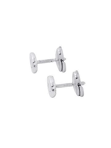 Hermès Hermes Farandole Earrings, Chaine d'Ancre Motif, TPM SV925 Silver, HERMES Stud (view 2)